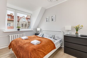 Apartment, 1 Schlafzimmer, Terrasse | 1 Schlafzimmer, Bettwäsche