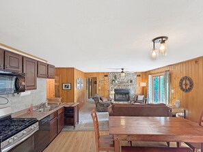 Interior - White Pines Cabin: Ideal Location for Family, Fishing & Fun~Inc. 12 boats+motor! (Three Lakes)