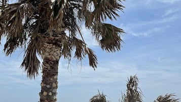 På stranden, badehåndklæder
