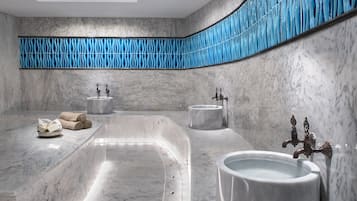 Sauna, hot tub, steam room