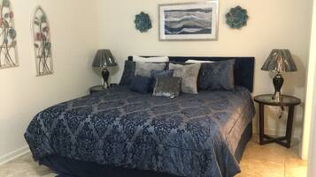 2 slaapkamers, een strijkplank/strijkijzer, gratis wifi, beddengoed