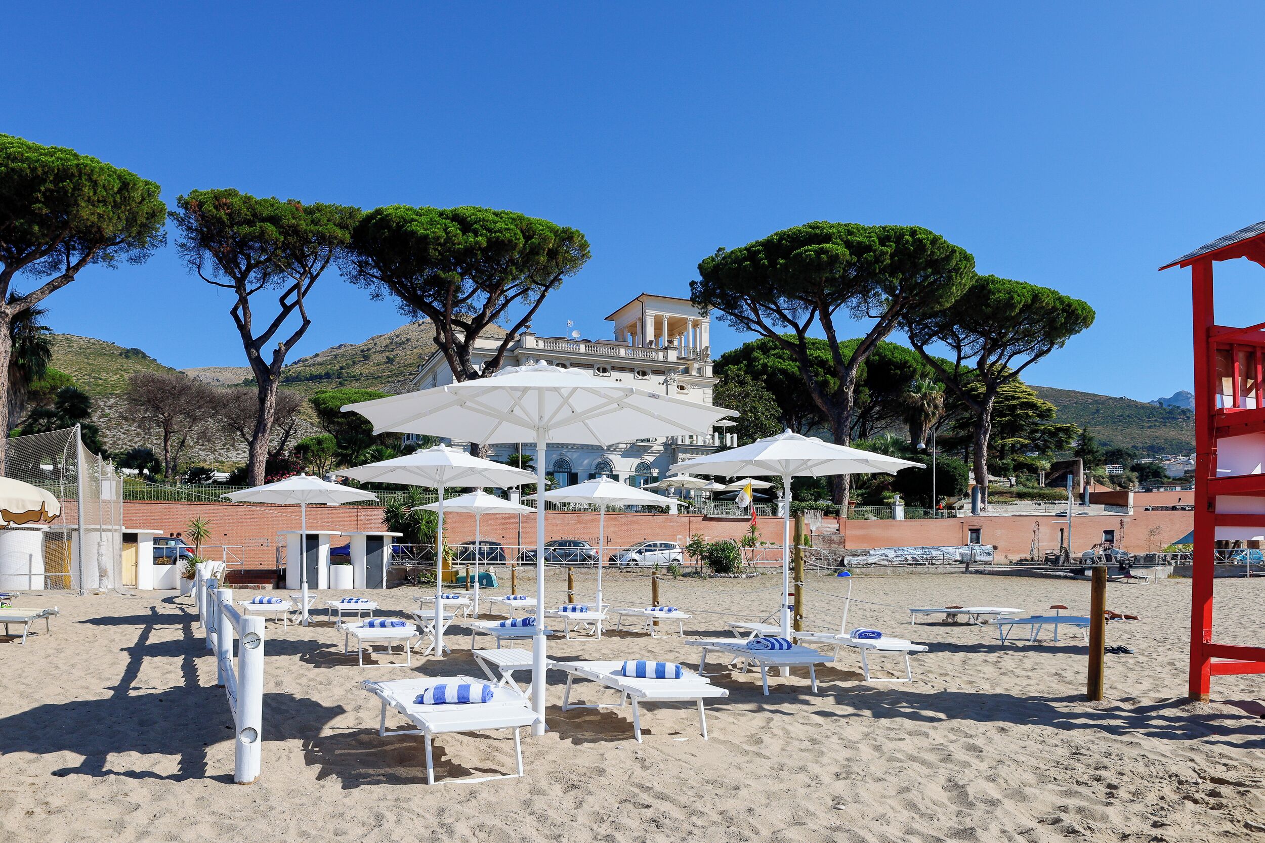 Sulla spiaggia, teli da spiaggia