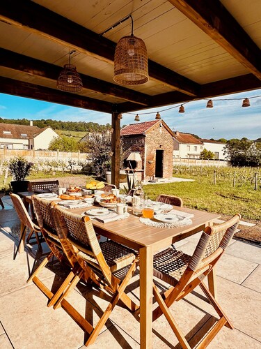 Charming 8-person house in the heart of the vineyards