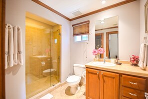 شقة ديلوكس | حمام | تجهيزات دش، مناشف