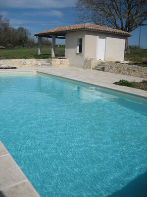 Outdoor pool - LE Calme Dans UN Ecrin DE Verdure (POUPAS)