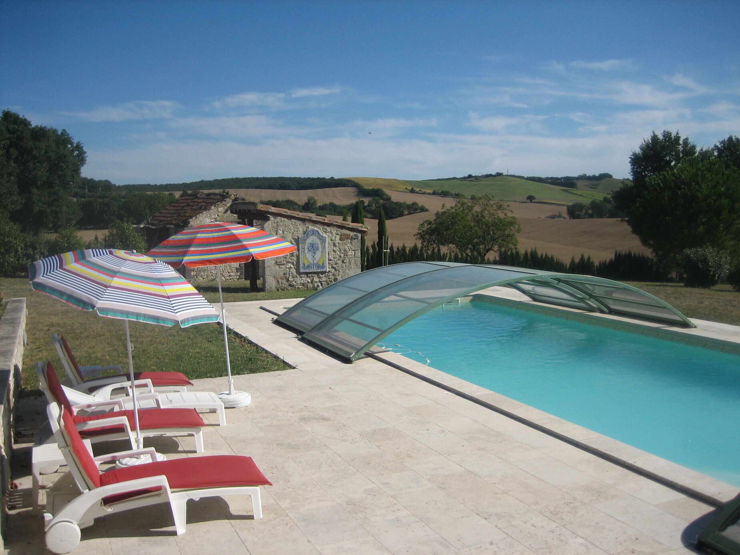 Alberca al aire libre 