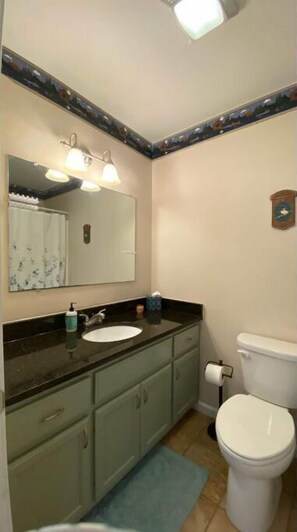 Ensemble douche/baignoire, sĂšche-cheveux, serviettes fournies, savon