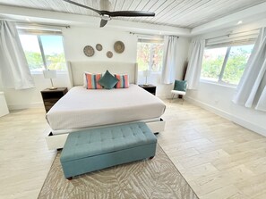 4 bedrooms, in-room safe, iron/ironing board, travel cot