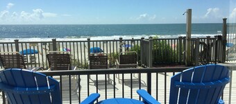 Ground floor Condo - No need for elevators - Steps away to the beach and pool.