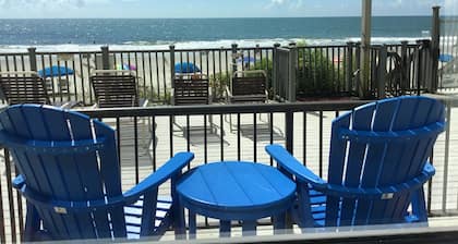 Ground floor Condo - No need for elevators - Steps away to the beach and pool.