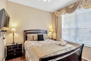 3 bedrooms, iron/ironing board, travel cot, WiFi