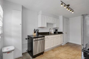 Microwave, oven, toaster, cookware/dishes/utensils - Updated Home in German Village - 2BR with Parking! (Columbus)