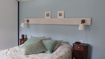 2 habitaciones, tabla de planchar con plancha y wifi gratis