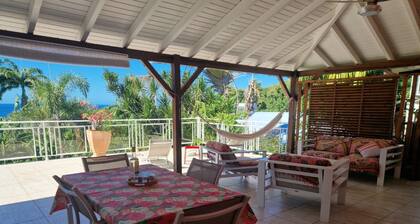 đŽ đŽ GĂźte Hibiscus avec vue panoramique sur la mer des CaraĂŻbes, piscineđŽ đŽ