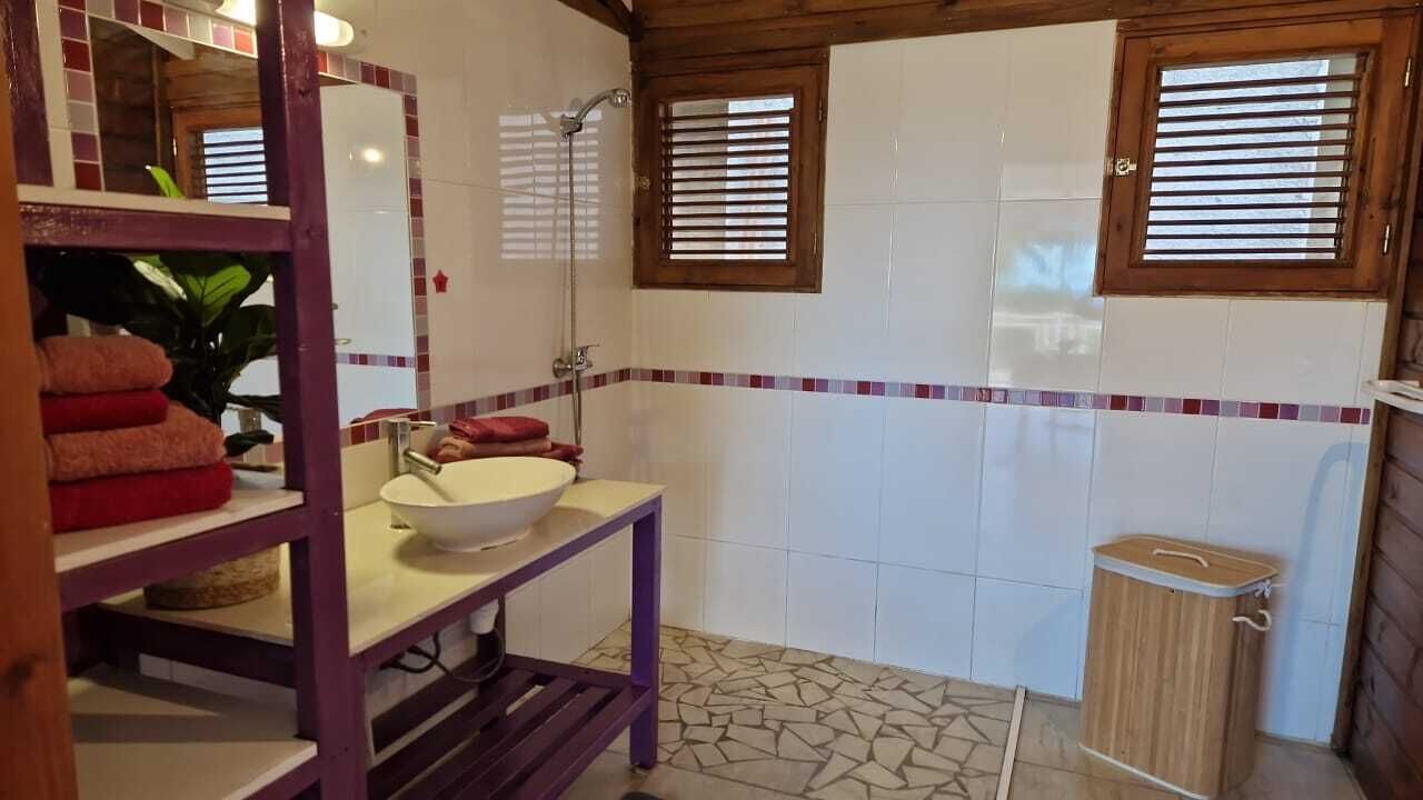 Shower, towels