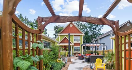 Boutique Studio Apartment Hotel across from CSU in Old Town Fort Collins! Like it's namesake, Studio FoCo (short for Fort Collins) is the perfect blend of special-occasion luxury and at-home comfort. Large windows overlook the tree-lined street of th