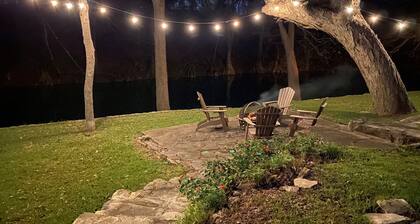 LUX Cabin ON Guadalupe River below Canyon Lake Dam - near Whitewater Music