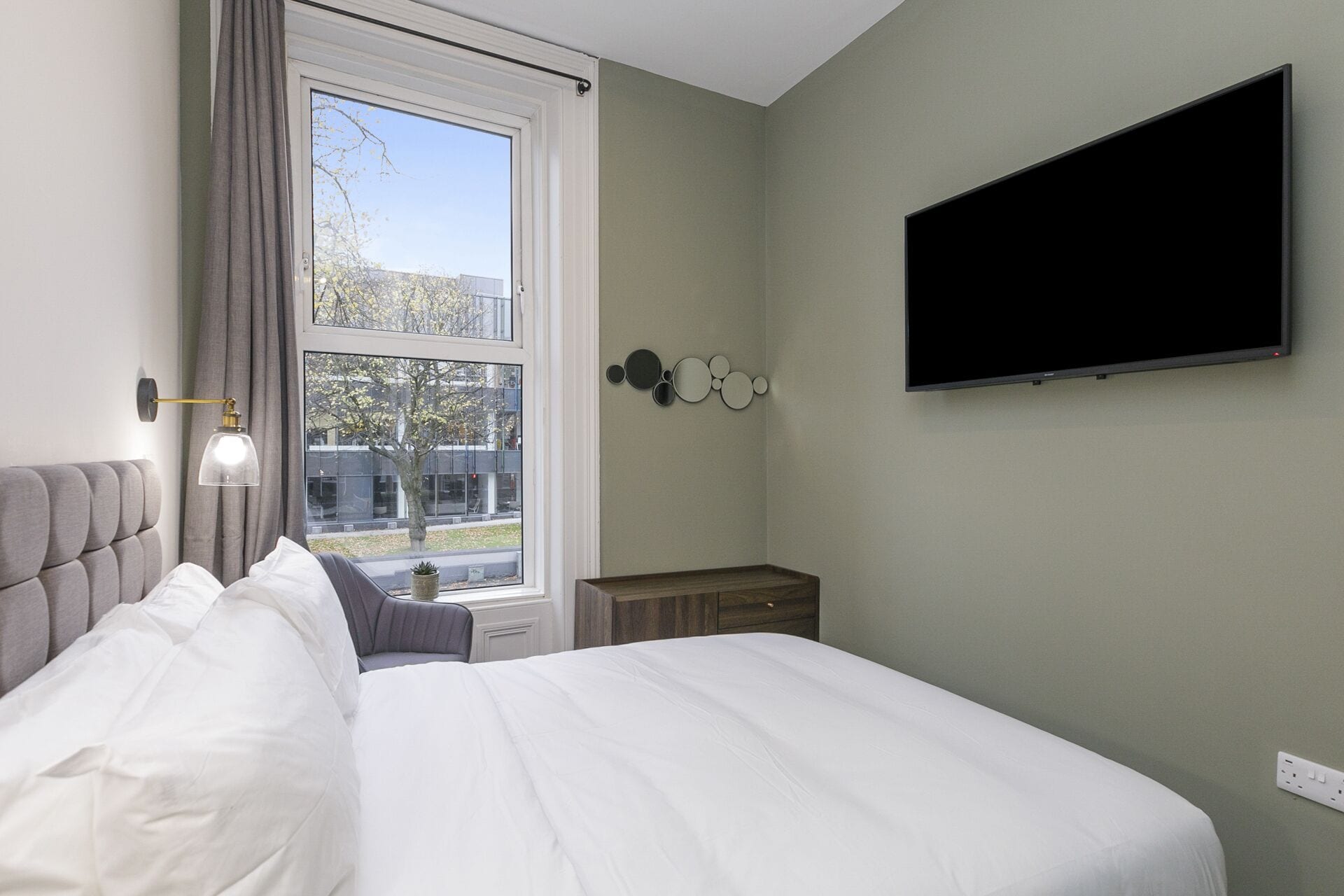 luxury double room | in-room safe, desk, iron/ironing board, free wifi
