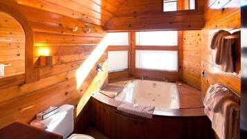 Douche, serviettes fournies, papier toilette