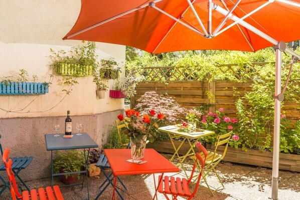 Apartment (Helles Studio im Dachgeschoß #4) | Balkon