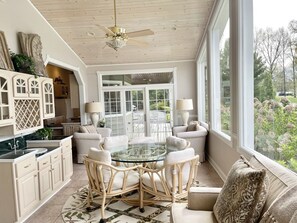 Vue depuis l’hébergement