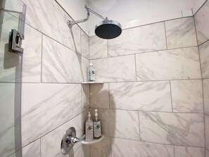 Shower, hair dryer