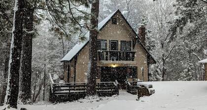 Balcony & Forest Views: Cabin in Pioneer!
