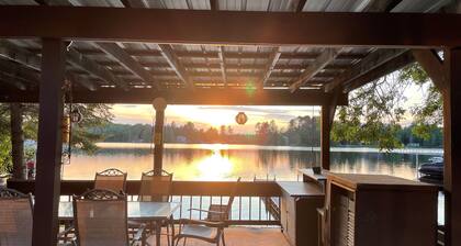 Endless Summer and Cool Winter on Big Shag Lake in Gwinn, Michigan with Sauna