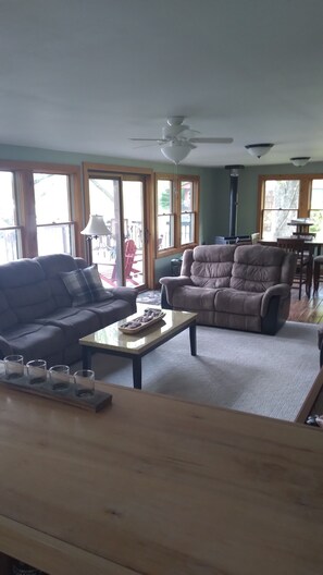 Smart TV, video games, DVD player, books