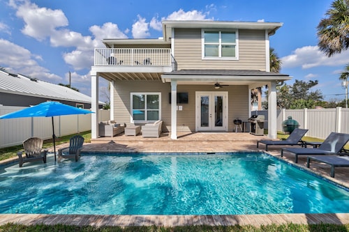 Spacious Coastal Home with Heated Pool