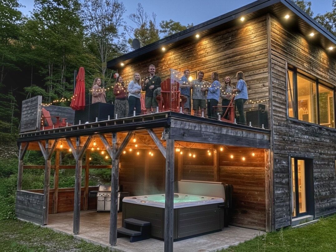 Bain à remous extérieur