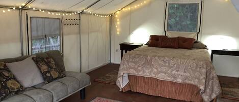 1 habitación y ropa de cama