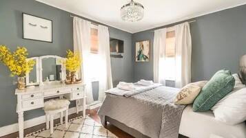 2 chambres, bureau, fer et planche à repasser, Wi-Fi gratuit