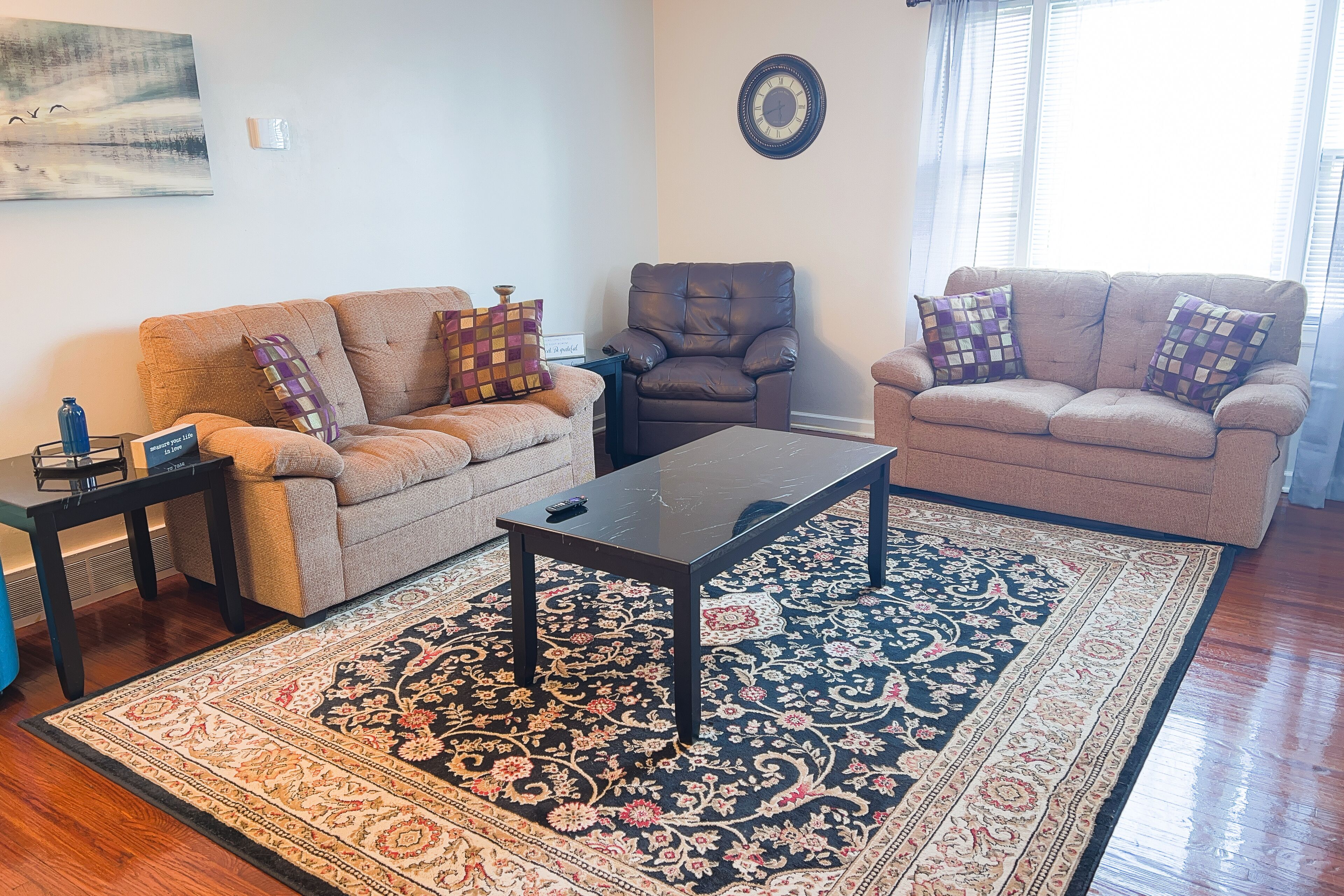 50-inch TV with cable channels