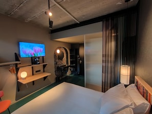 In-room safe, desk, laptop workspace, blackout drapes