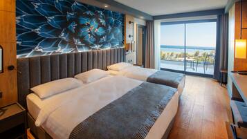 Connection Family Room | Ropa de cama de alta calidad y minibar con artículos gratuitos