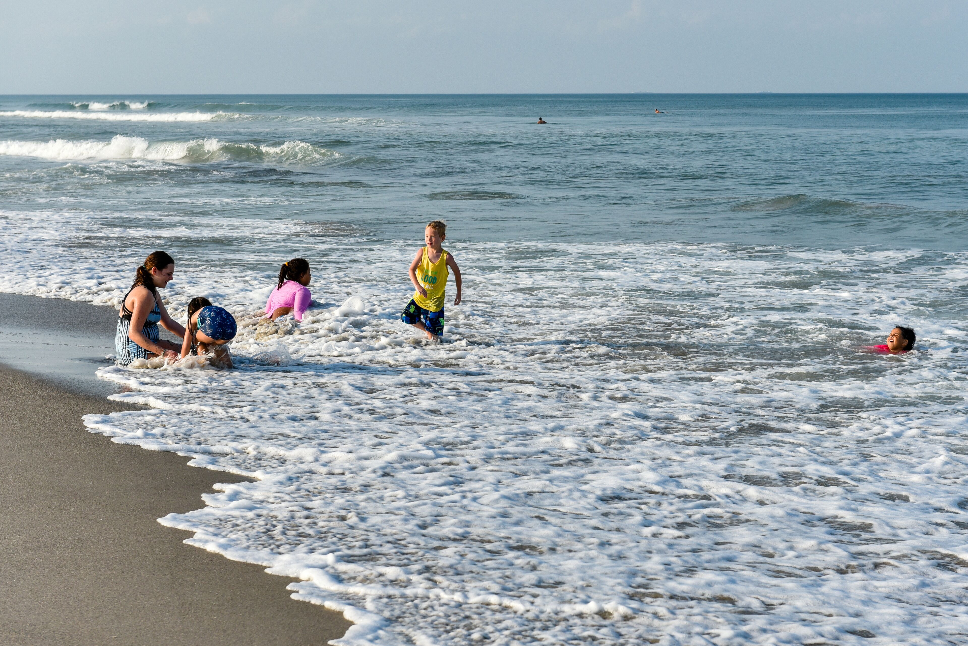 Am Strand, Liegestühle, Strandtücher