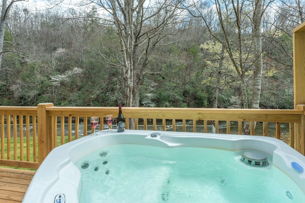 View from hot tub