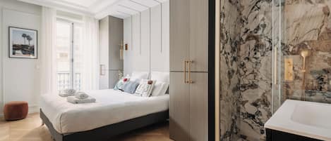 2 chambres, literie de qualité supérieure, surmatelas
