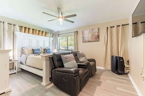 4 bedrooms, iron/ironing board, travel crib, WiFi