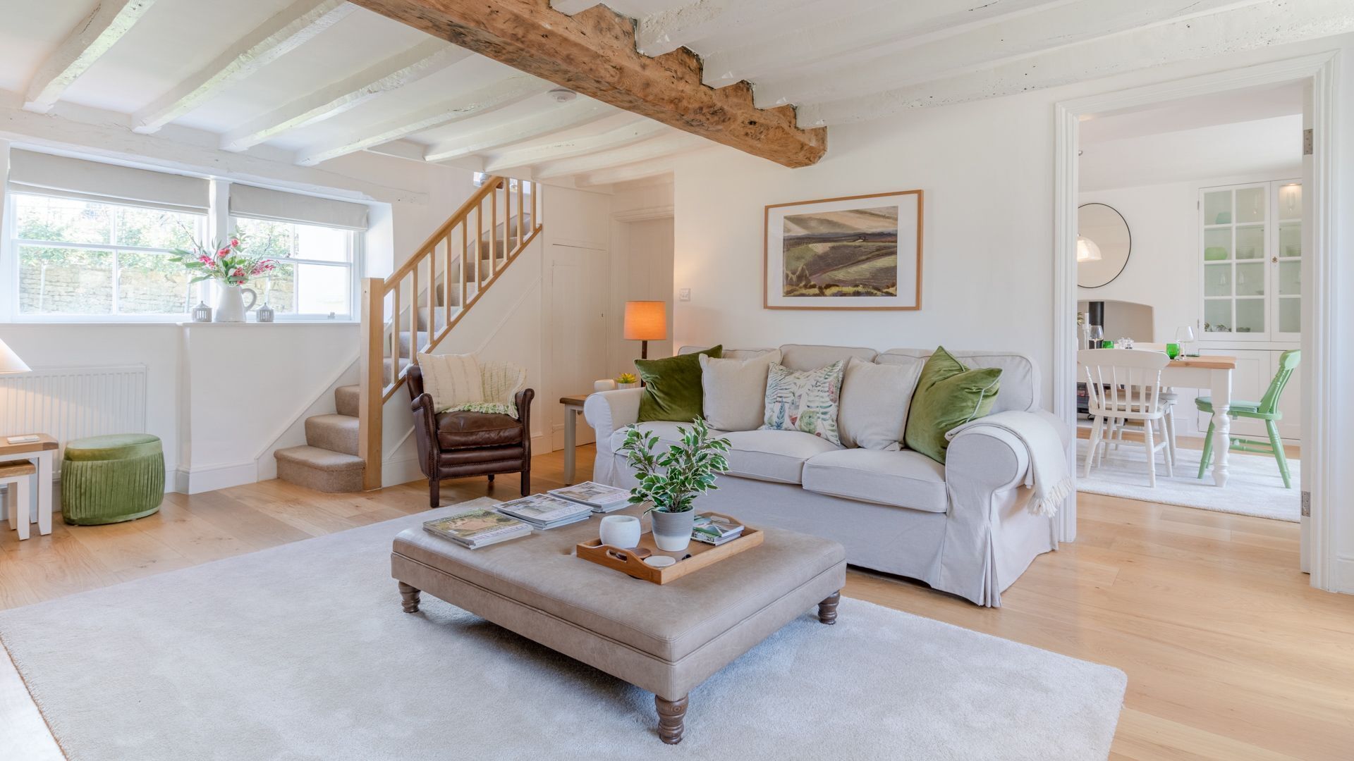 Televisión, chimenea