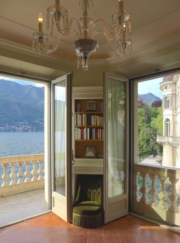 Udsigt fra overnatningsstedet