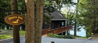 Gorgeous Lakefront House Rental facing South on Green Lake in Dedham, Maine