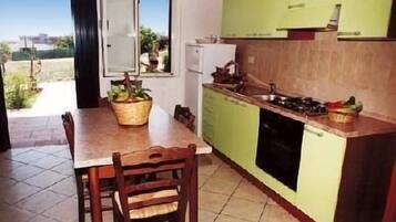 Fridge, oven, stovetop, toaster
