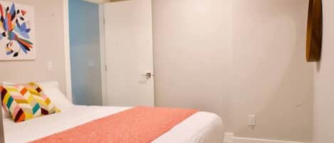 Desk, iron/ironing board, travel crib, free WiFi