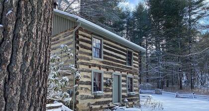 3 Sisters - Historic 1840 Pre-Civil War Log Cabin with sauna, hot tub & firepit!