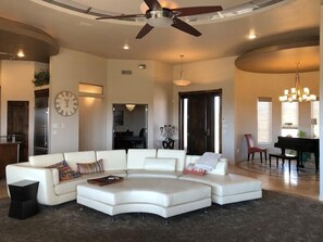 TV, fireplace - Contemporary Elegance (Doña Ana County)