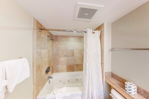 Hair dryer, towels - Sunlit Beach Condo w/ Free WiFi, Shared Pool, Hot Tub, & Fitness Room (Myrtle Beach)