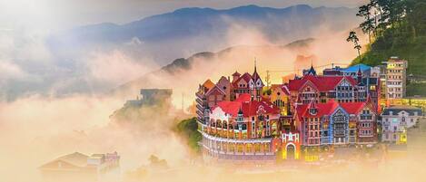 Voorkant van accommodatie