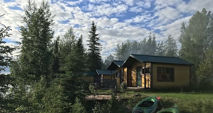 Kenai River Kayak and Cabin #3 30 feet from the riverbank